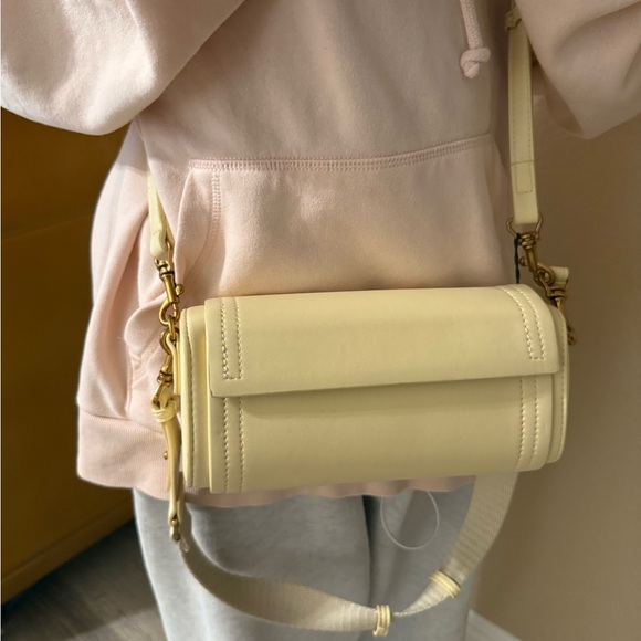 Zara Handbags - Zara Light Cream Crossbody Bag